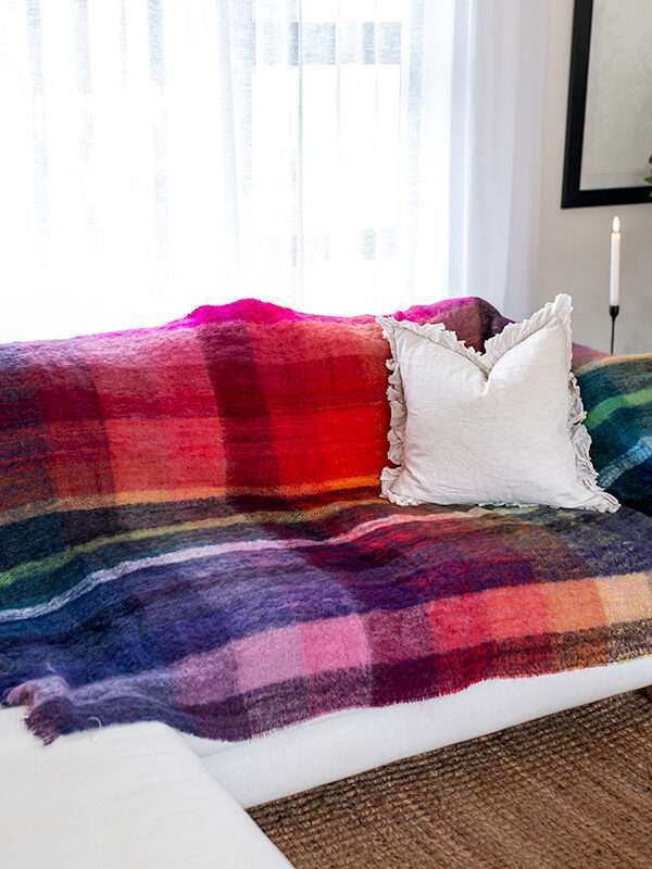 Barnard Mohair Blanket Small Block 107